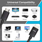 Maplin HDMI to HDMI V2.1 8K Ultra HD 60fps Braided Cable with Ethernet - Black