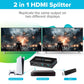 Maplin HDMI Splitter 1 Port In 2 Ports Out 4K Ultra HD @60Hz 18Gbps