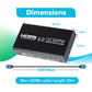 Maplin HDMI Splitter 1 Port In 2 Ports Out 4K Ultra HD @60Hz 18Gbps