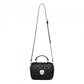 Miss Lulu Practical Quilted PU Leather Crossbody Handbag with Secure Lock and Everyday Storage