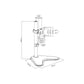 ProperAV Desk Monitor Mount 17" - 34" Freestanding Base VESA Max 100x100