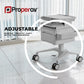 ProperAV Mobile Workstation Trolley Cart with Drawers
