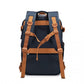 Water-Resistant Functional Backpack With Shoe Compartment And USB Charing Port - Navy
