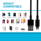 Maplin Lightning to USB-A Cable - Black, 1m