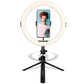Agfaphoto 11" Bluetooth LED Desktop Ring Light for Smartphones