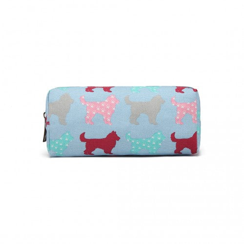 Miss Lulu Dog Canvas Pencil Case
