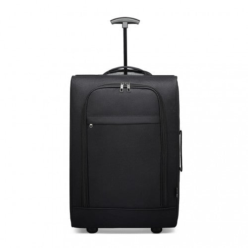 Kono Cabin Size Soft Shell Hand Luggage - Black