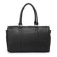Miss Lulu Leather Look Maternity Changing Shoulder Bag Black