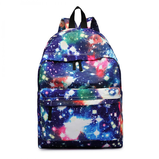 Miss Lulu Large Backpack Universe - Navy