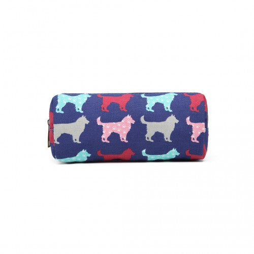 Miss Lulu Dog Canvas Pencil Case