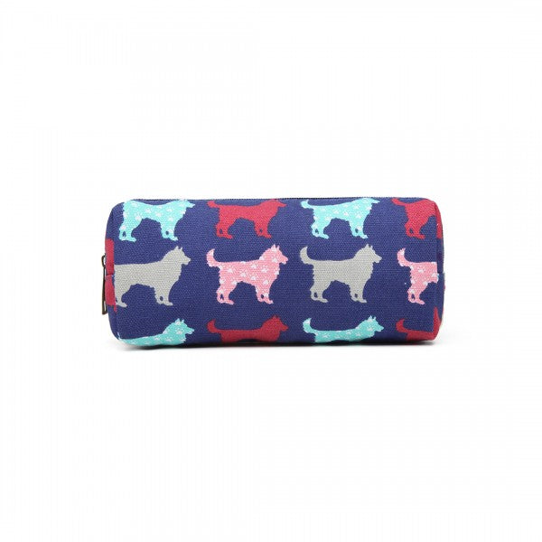 Miss Lulu Dog Canvas Pencil Case