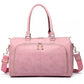 Miss Lulu Leather Look Maternity Changing Shoulder Bag Pink