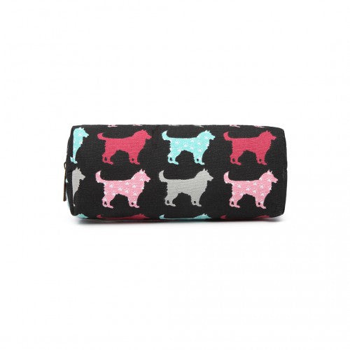 Miss Lulu Dog Canvas Pencil Case
