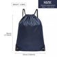 Kono Polyester Drawstring Backpack - Navy