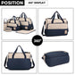 Miss Lulu Polyester 5 Pcs Set Maternity Baby Changing Bag Dot - Navy