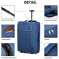 Kono Cabin Size Soft Shell Hand Luggage - Blue