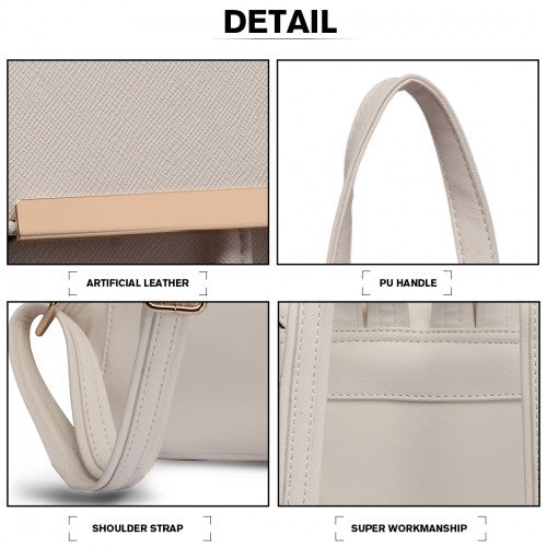 Miss Lulu Faux Leather Stylish Fashion Backpack