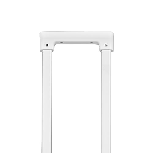 PRIMICIA GinzaTravel New Classic Aluminum Frame Fashion Bright Color Suitcase with TSA Lock No Zipper（Colorful Series）, Milky White, Checked-Large 28", New Classic Aluminum Frame Fashion Bright Color