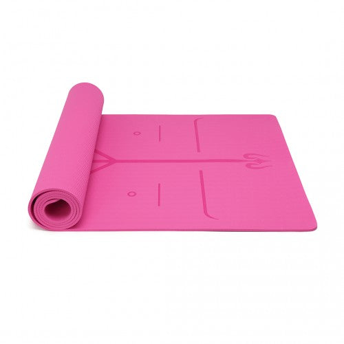Kono TPE Non-Slip Classic Yoga Mat - Plum