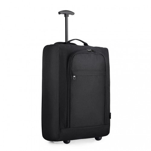 Kono Cabin Size Soft Shell Hand Luggage - Black