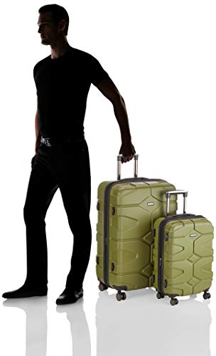 Hauptstadtkoffer - X-Kölln - Luggage Suitcase Hardside Expandable Trolley 4 Wheel Spinner, TSA Lock, 76 cm, 120 Liter, Olive Green