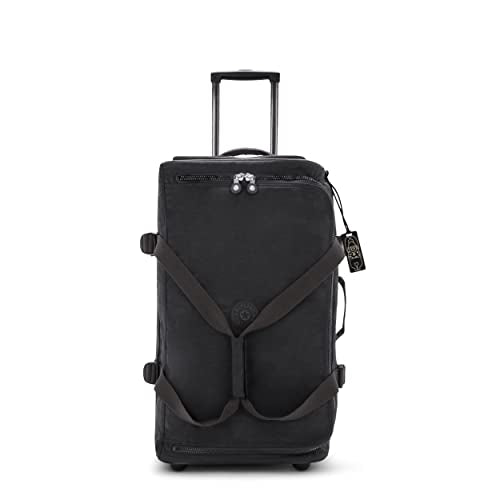 Kipling TEAGAN M, Medium Soft Case 2 Wheels Luggage, 66 cm, 74 L, 3.1 kg, Black Noir