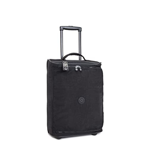 Kipling TEAGAN XS, Extra Small Cabine Size Soft Case 2 Wheels Duffle, 50.5 cm, 33 L, 1.9 kg, Black Noir