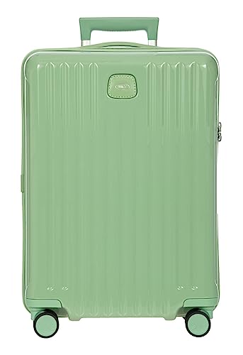 Bric's Carry-On Spinner Suitcase Hardside Positano Collection, Sage Green, 21 Inch