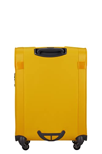 Samsonite Citybeat - Spinner S (Length: 40 cm), Cabin Luggage, 55 cm, 42 L, Yellow (Golden Yellow), Yellow (Golden Yellow), Spinner S (55 cm - 42 L), Hand Luggage