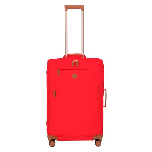 Bric's X-Bag Large Spinner with Frame - 27 Inch - Suitcases with Wheels - Checked Luggage, Geranium