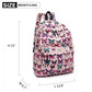 Miss Lulu Large Backpack Butterfly Pink