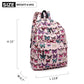 Miss Lulu Large Backpack Butterfly Pink