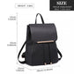 Miss Lulu Faux Leather Stylish Fashion Backpack