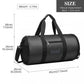 Kono Polyester Barrel Duffle Gym/Sports Bag - Grey