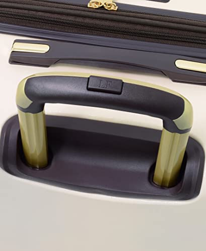 LONDON FOG Brentwood Ii 25" Expandable Hardside Spinner, Cream, 25-Inch, Brentwood Ii 25" Expandable Hardside Spinner