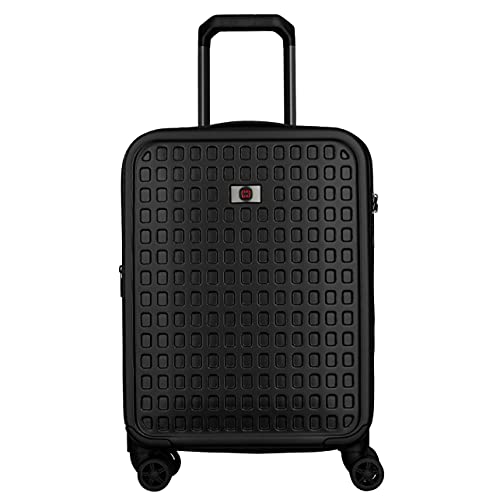 Wenger Matrix 20" Expandable Hardside Luggage Carry Suitcase, 55 cm, 38 Liters, Black