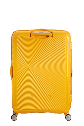 American Tourister - Soundbox Spinner Expandable, 77cm, 97/110 L - 4.2 KG, Yellow (Golden Yellow)