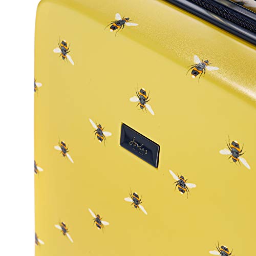 Joules Botanical Bee Hard Case Trolley Travel Luggage Case 4-Wheel, Small