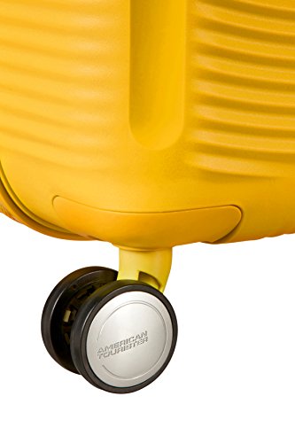 American Tourister - Soundbox Spinner Expandable, 77cm, 97/110 L - 4.2 KG, Yellow (Golden Yellow)