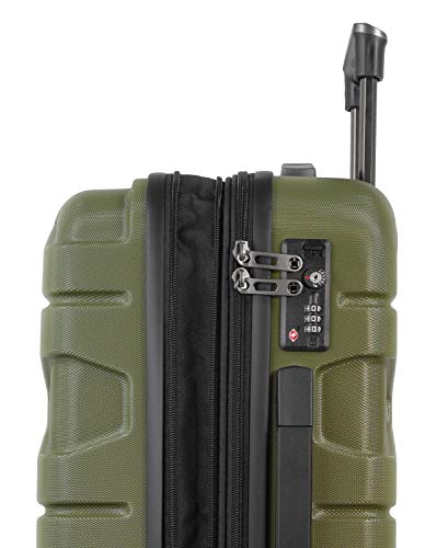 Hauptstadtkoffer - X-Kölln - Luggage Suitcase Hardside Expandable Trolley 4 Wheel Spinner, TSA Lock, 76 cm, 120 Liter, Olive Green