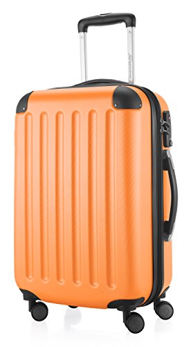 HAUPTSTADTKOFFER Spree - Hartschalen-Koffer Koffer Trolley Rollkoffer Reisekoffer, TSA, Hand Luggage, 65 cm, 82 liters, Orange