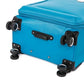 ATX Luggage Large Suitcase Expandable Durable Lightweight Suitcase with 4 Dual Spinner Wheels & Built-in TSA Lock (Blue/Yellow, 29 Inches, 110 Liters)