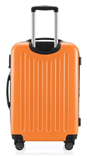 HAUPTSTADTKOFFER Spree - Hartschalen-Koffer Koffer Trolley Rollkoffer Reisekoffer, TSA, Hand Luggage, 65 cm, 82 liters, Orange
