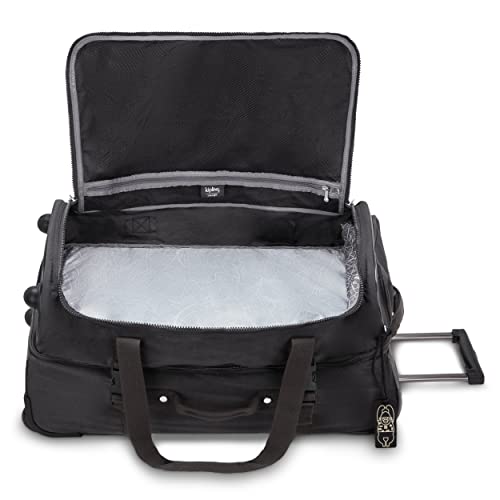 Kipling TEAGAN M, Medium Soft Case 2 Wheels Luggage, 66 cm, 74 L, 3.1 kg, Black Noir