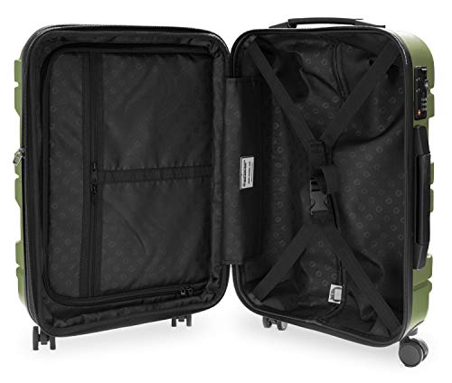 Hauptstadtkoffer - X-Kölln - Luggage Suitcase Hardside Expandable Trolley 4 Wheel Spinner, TSA Lock, 76 cm, 120 Liter, Olive Green