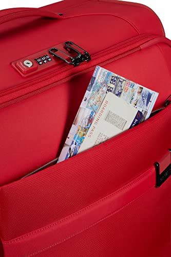 Samsonite Airea - Spinner S Cabin Luggage 55 cm 41 L Hibiscus Red, Hibiscus Red, S (55 cm - 41 L), Hand Luggage