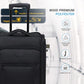 Flight Knight 55x40x20cm Ryanair Maximum Size Carry On Priority Hand Luggage Case Approved & Tested - 2 Wheels - Ultra Lightweight Durable Soft Case Textile Cabin Suitcase