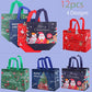 OTMVicor 12 packs Christmas Gift Bags,Reusable GiftTote Bags with Handles,Waterproof Christmas Treat Bags for Xmas Party