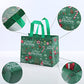 OTMVicor 12 packs Christmas Gift Bags,Reusable GiftTote Bags with Handles,Waterproof Christmas Treat Bags for Xmas Party