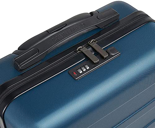 Cabin Max Anode Cabin Suitcase 55x40x20 Built in Lock, Lightweight, Hard Shell, 4 Wheels, Suitable for Ryanair, Easyjet, Jet 2 Paid Carry on (Graphite Set x 2, 55 x 40 x 20 cm)
